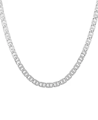 Guess Glass Stone Chain Link Statement Necklace (also Gold-Tone)