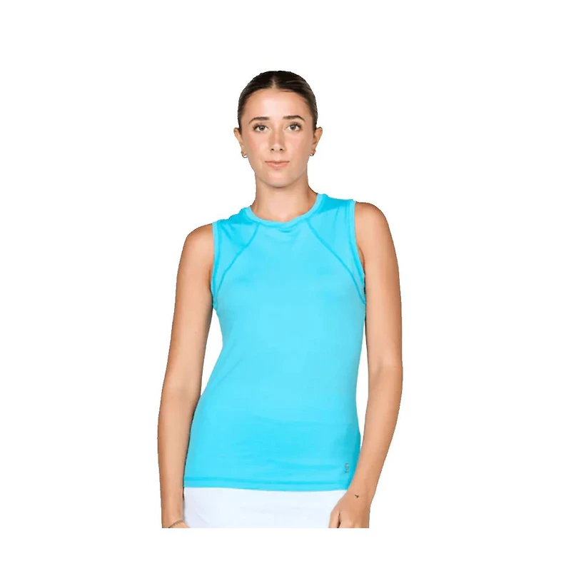 Sofibella Uv Colors Womens Sleeveless Tennis Shirt