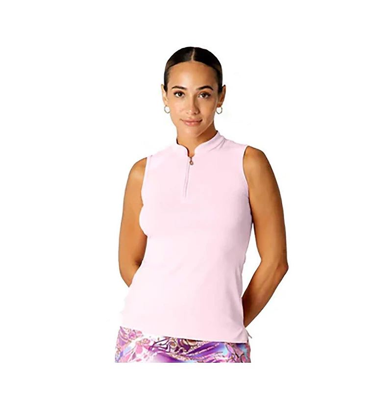 Sofibella Women's Golf Colors Sleeveless Golf Polo