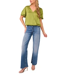 Vince Camuto Women's Tulip Sleeve Wrap Top