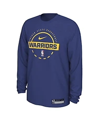 Nike Men's Royal Golden State Warriors 2025/26 On-Court Flare Performance Practice Long Sleeve T-Shirt