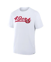 Fanatics Men's White San Francisco 49ers Fluid Motion Legacy T-Shirt