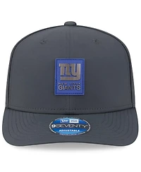 New Era Men's Charcoal New York Giants 2025 Sideline Cold Weather 9SEVENTY Adjustable Hat