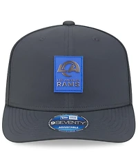 New Era Men's Charcoal Los Angeles Rams 2025 Sideline Cold Weather 9SEVENTY Adjustable Hat
