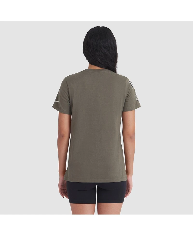 Nike Women's Olive Jacksonville Jaguars 2025 Salute to Service Sideline T-Shirt