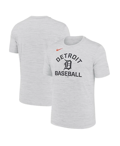 Nike Men's Ash Detroit Tigers Velocity Team City Baseball Dri-fit T-Shirt