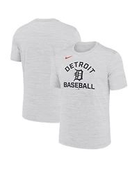 Nike Men's Ash Detroit Tigers Velocity Team City Baseball Dri-fit T-Shirt