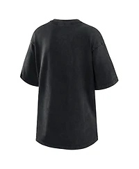 Wear by Erin Andrews Women's Black New York Knicks Oversized Boyfriend T-Shirt