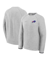 Nike Men's Heather Gray Buffalo Bills Tech Fleece Raglan Sweatshirt