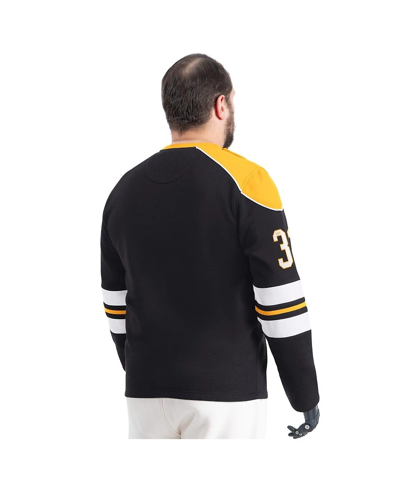 G-iii Sports by Carl Banks Men's Black Pittsburgh Steelers Adaptive Lord Stanley Crewneck Sweatshirt