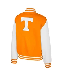 Colosseum Women's Texas Tennessee Orange Tennessee Volunteers French Baguette Full Snap Fleece Jacket
