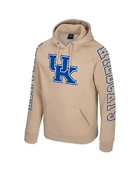 Colosseum Men's Tan Kentucky Wildcats Big Break Raglan Hoodie
