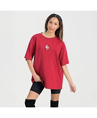 Gameday Couture Women's Crimson Oklahoma Sooners Oversized Back at Ya T-Shirt