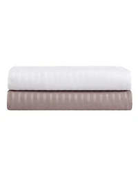 Vera Wang Solid Dobby Stripe Cotton Sheet Set