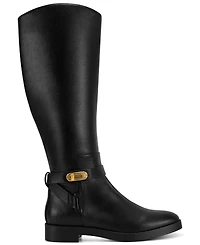 Donna Karan New York Women's Block Heel Thompson Riding Boots