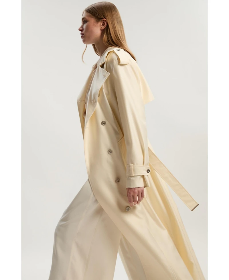 Karen Millen Women's Soft Signature Trench Coat