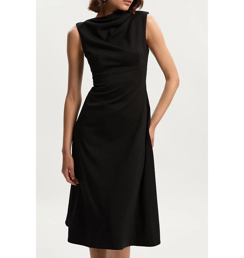 Karen Millen Women's Premium Tailored Midi Dress
