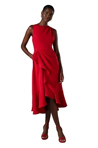 Coast Women's Waterfall Crepe Midi Dress