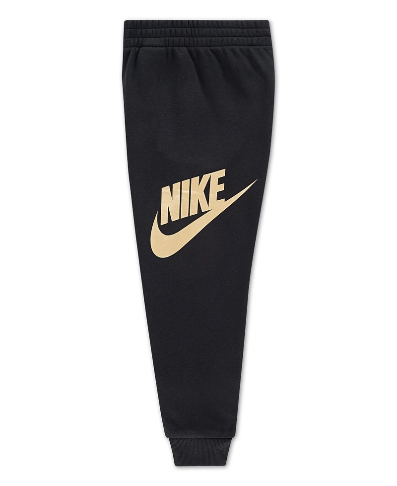 Nike Boys 4-7 2-Piece Club Fleece Logo Long-Sleeve Hoodie and Sweatpants Set