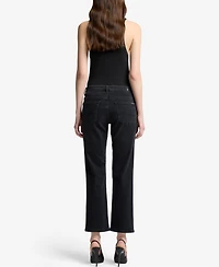 7 For All Mankind Women's Calie Straight Leg Ankle Jeans