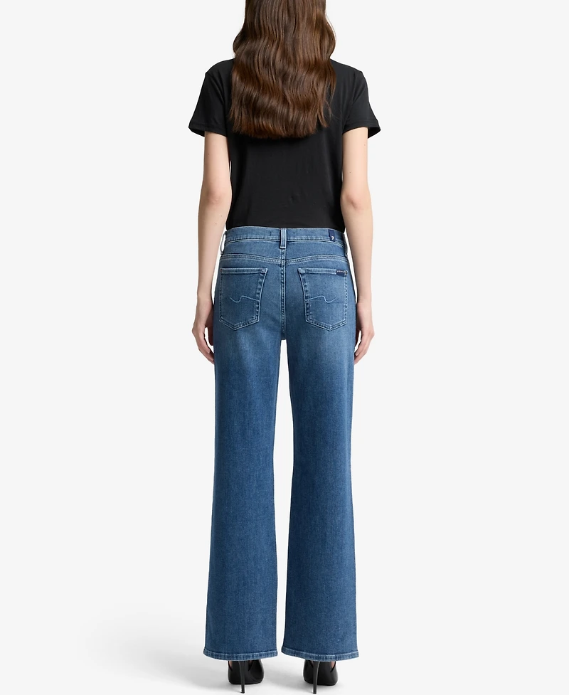7 For All Mankind Women's Alexa High Rise Straight Leg Jeans