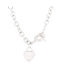 Pre-Owned Tiffany & Co. Heart Tag Toggle Chain Necklace