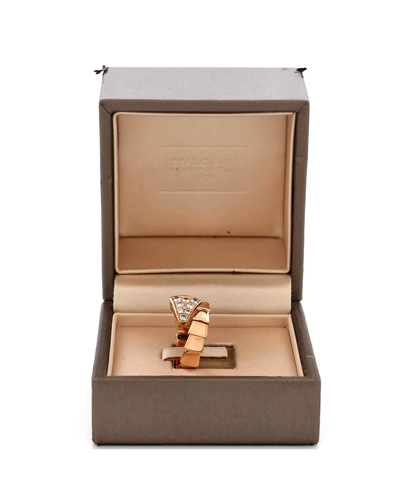 Pre-Owned Bvlgari Serpenti Viper One-Coil Ring