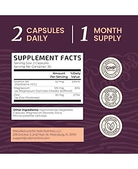 Magnesium, Zinc, and B6 Capsules, 60ct