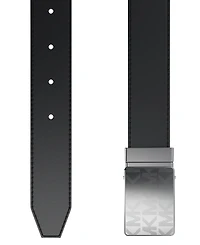 Michael Kors Men's Reversible Plaque Dress Belt