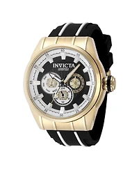 Invicta Men's 49055 Speedway Quartz Chronograph White, Black Dial Watch