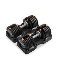 NordicTrack 55 lb Select-a-Weight Dumbbell Pair, Black