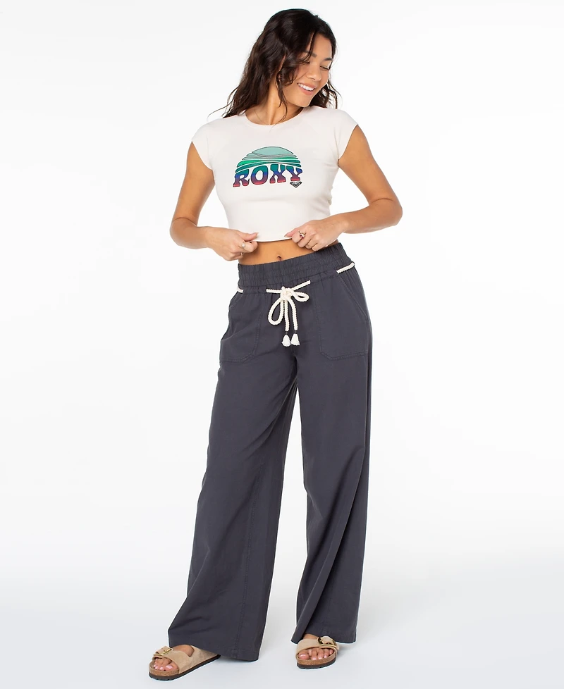 Roxy Women's Rising Screen Crewneck Top