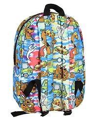Scooby Doo Themed Allover Design Tie Dye Travel Laptop Backpack