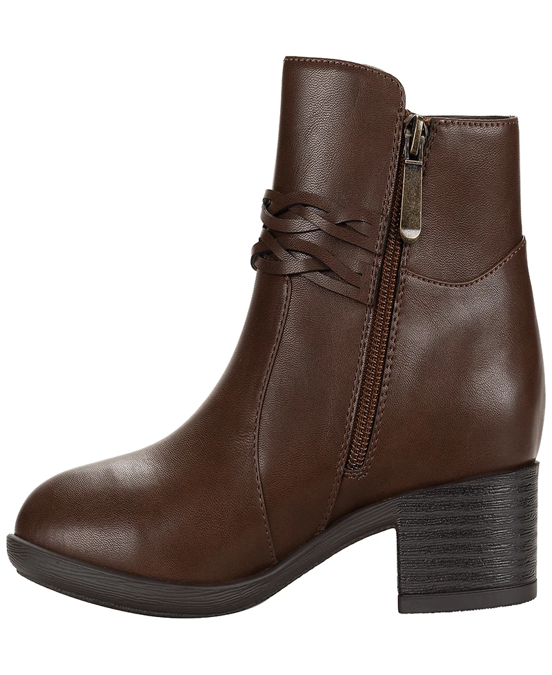 Style & Co Women's Rubyyy Almond Toe Belt Booties, Macy's Exclusive
