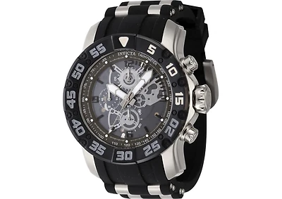 Invicta Men's Invicta Racing Quartz Multifunction Black Dial Watch