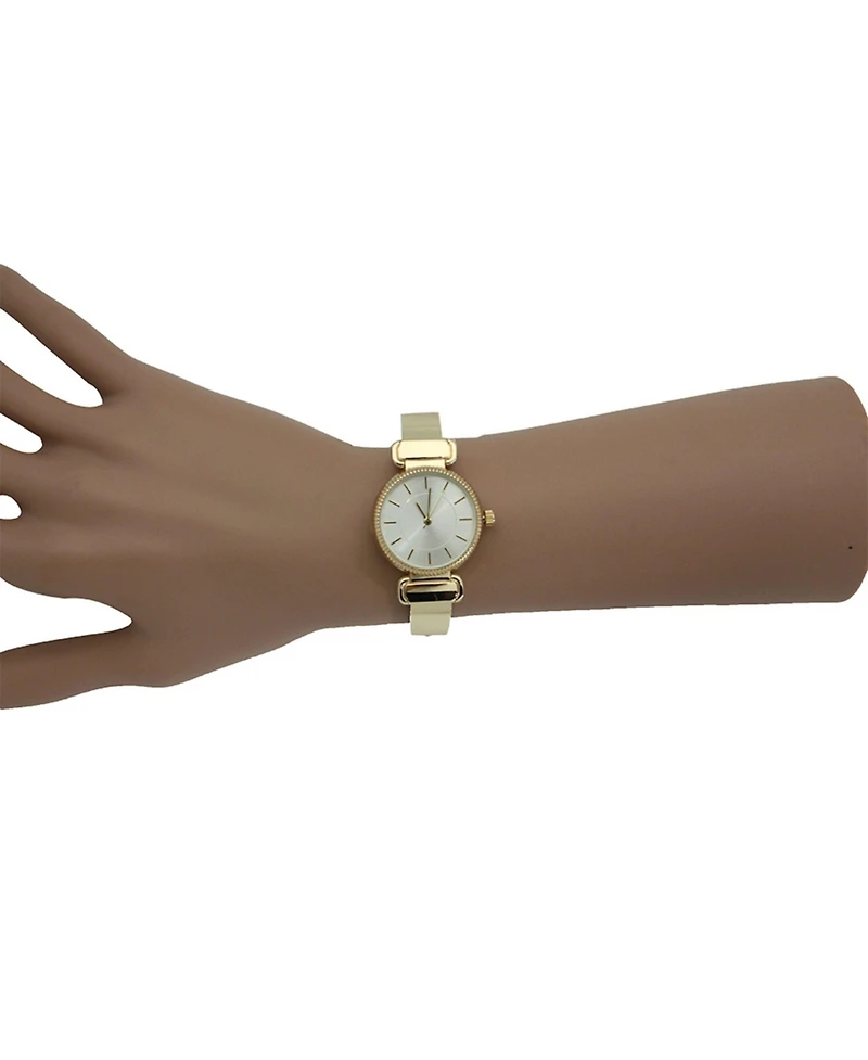 Olivia Pratt Gold Simple Metallic Bangle Watch
