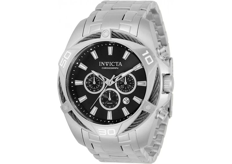 Invicta Men's 34118 Bolt Quartz Chronograph Grey Dial Watch