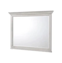 Intercon Mirror, Landscape in Rustic White