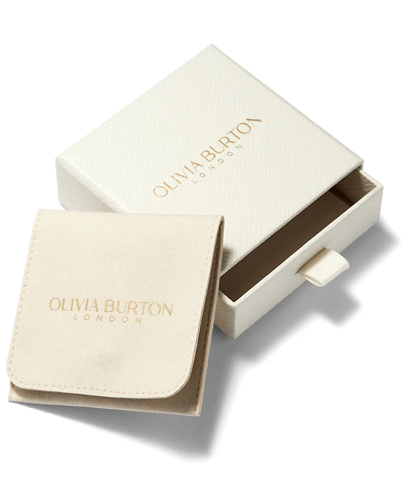 Olivia Burton 18K Gold-Plated Crystal Interlink Necklace