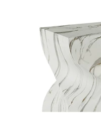 Streamdale Furniture Cement Outdoor Accent Table - Terrazzo Style