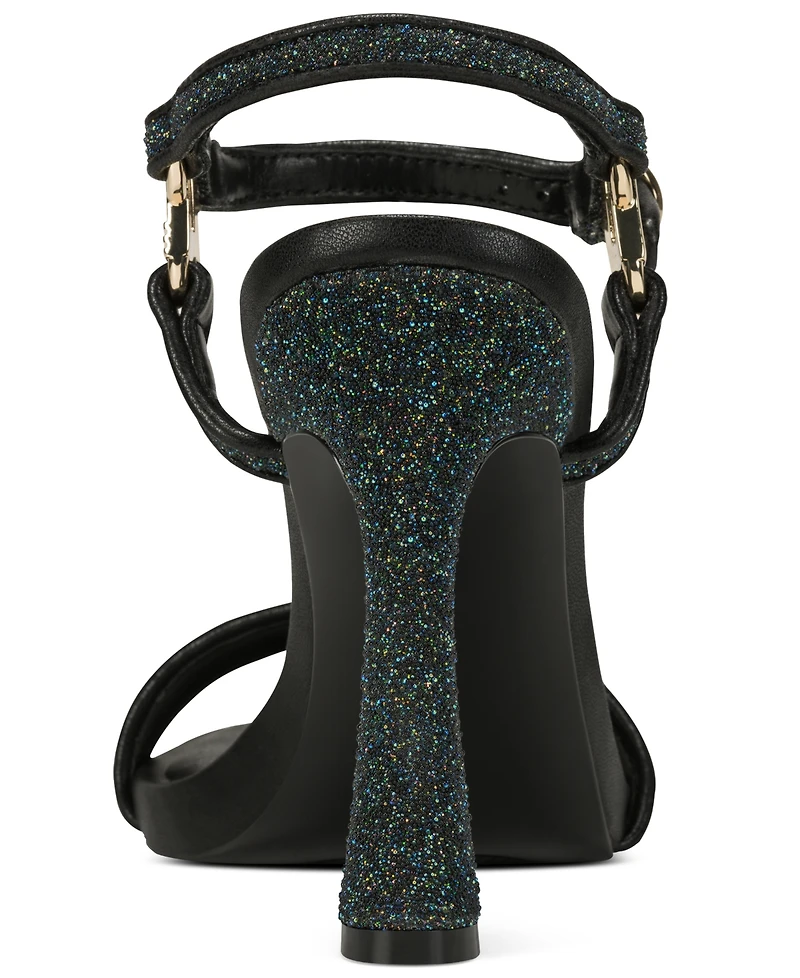 Karl Lagerfeld Paris Women's Cybil Ankle Strap Dress Sandals
