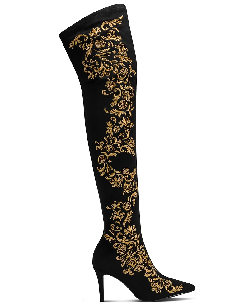 Karl Lagerfeld Paris Rhodri Rococo Over the Knee Boot