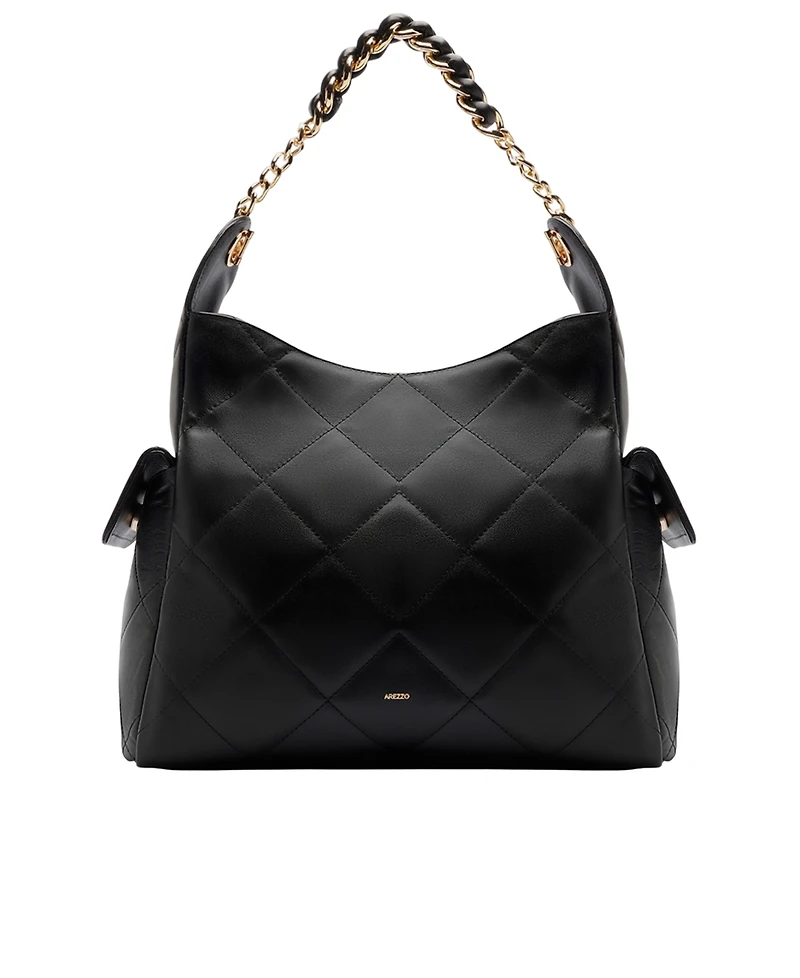 Arezzo Diana Large Leather Shoulder Bag