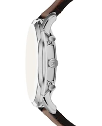 Fossil Men's Neutra Chronograph Brown Leather Watch, 44mm