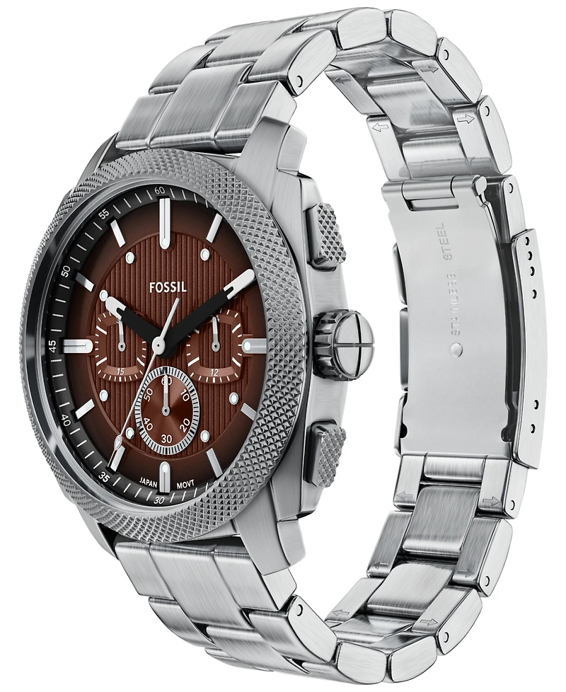 Fossil Men's Machine Chronograph Stainless Steel Watch, 44mm