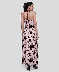 Avec Les Filles Women's Cowl Neck Maxi Dress