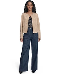 Tommy Hilfiger Women's Long Sleeve Snap Front Jacket