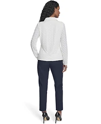 Tommy Hilfiger Women's Floral Clip Button-Up Top