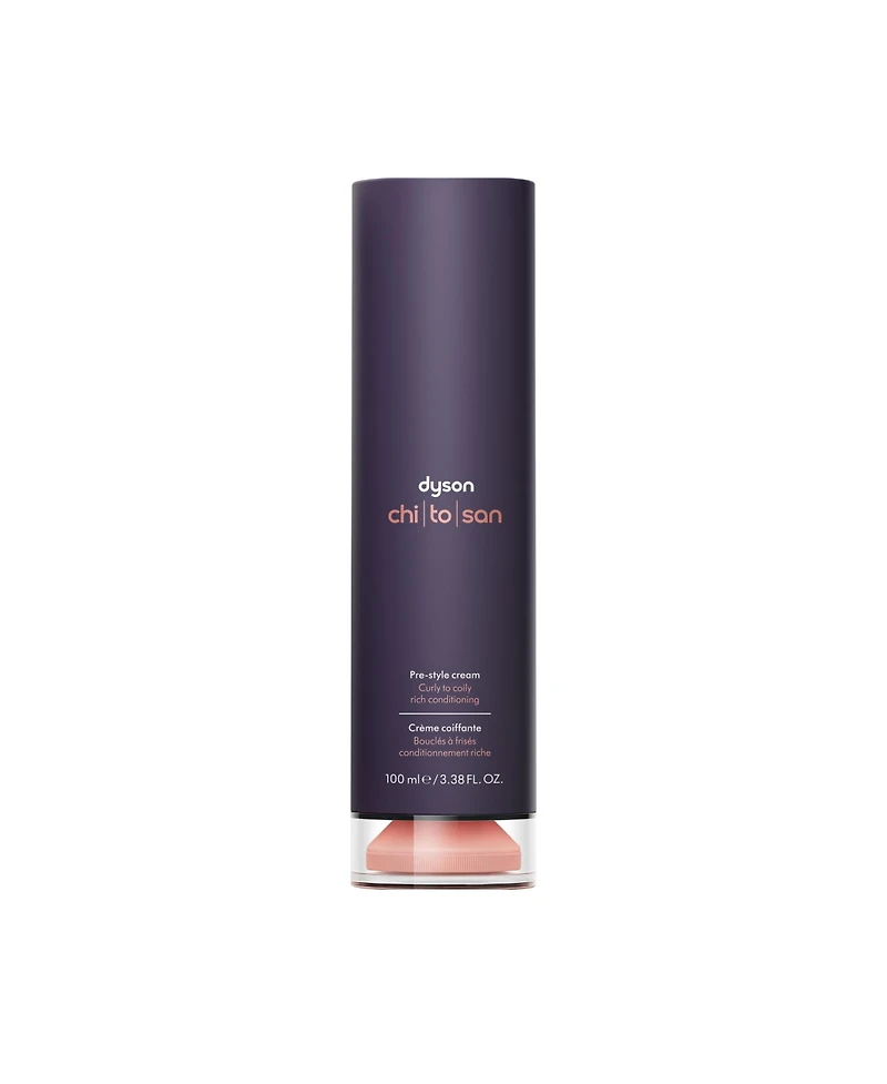 Dyson Chitosan Pre-style cream, Curly to Coily, Rich Conditioning, 100ml