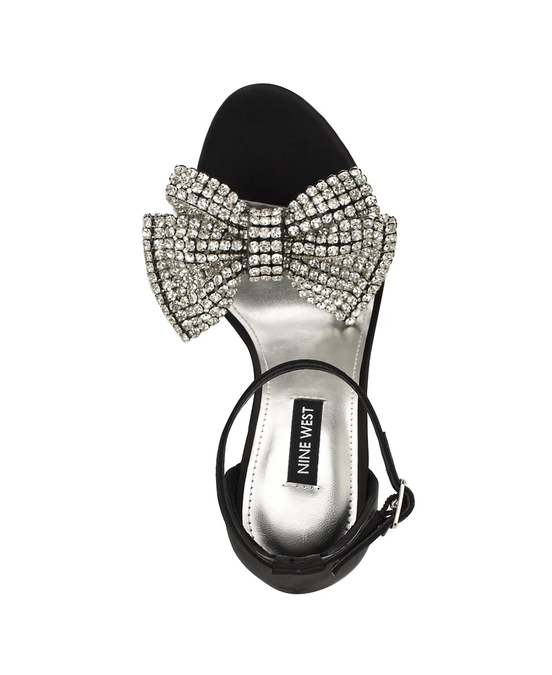 Nine West Women's Tansie Embellished High Stiletto Dress Sandals